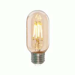Λάμπα led filament amper T45 Ε27 4W 230V ντιμαριζόμενη 2400k θερμό λευκό φως 360lumen