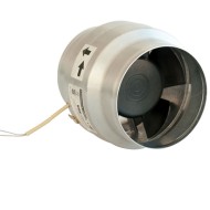 Εξαεριστήρας αεραγωγών ενδιάμεσος VOK-150/120 46W 240m³/h για υψηλές θερμοκρασίες