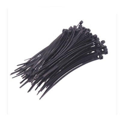 Δεματικά καλωδίων SapiSelco 7.5x200mm PA6.6 τύπου Α συσκευασία 100 τμχ. σε μαύρο χρώμα