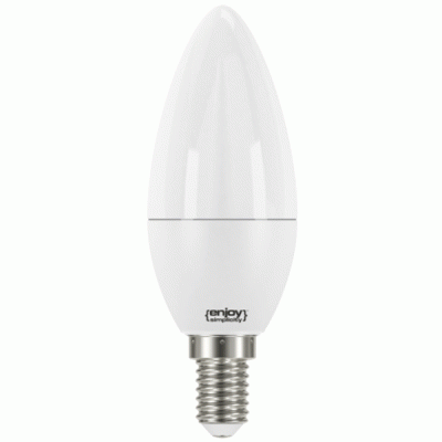 Λάμπα led κεράκι E14 7.2W 230V 2700k θερμό λευκό φως δέσμης 270° 806 lumen 15000h