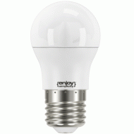 Λάμπα led σφαιρική Φ45 E27 7.2W 230V 6500k ψυχρό φως δέσμης 220° 806lm