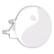 LED φωτιστικό νυκτός 0.3W θερμό λευκό φως 3000k 8lm με φωτοκύτταρο μη στεγανό IP20