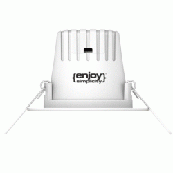 Led panel λευκό στρογγυλό χωνευτό 3.3W 230V 6500k ψυχρό φως 110° 260lm