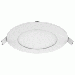 Led panel λευκό στρογγυλό χωνευτό 6.5W 230V 4000k ενδιάμεσο λευκό φως 110° 350lm Led panel λευκό στρογγυλό χωνευτό 6.5W 230V 4000k ενδιάμεσο λευκό φως 110° 350lm