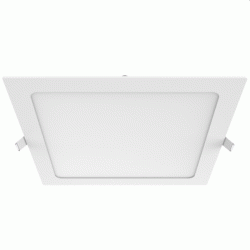 Led panel λευκό τετράγωνο χωνευτό 18W 230V 4000k ενδιάμεσο λευκό φως 110° 1300lm