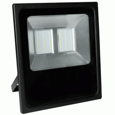 Προβολέας μαύρος Enjoy με led SMD 70W 230V 3000k θερμό φως 5352lm δέσμης 120° στεγανός IP65