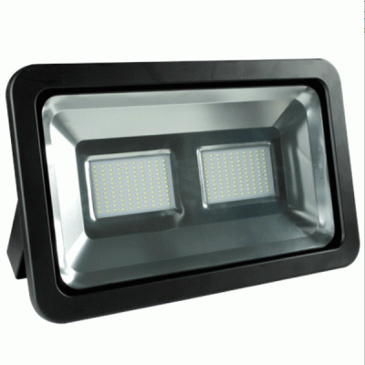 Προβολέας μαύρος Enjoy με led SMD 200W 230V 3000k θερμό λευκό φως 15160lm δέσμης 120° στεγανός IP65