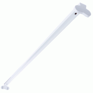 Φωτιστικό σκαφάκι για δύο λάμπες LED T8 120cm τύπου φθορίου λευκό με τροφοδοσία στο 1 άκρο
