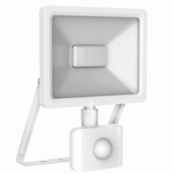 Προβολέας led λευκός Enjoy με ανιχνευτή κίνησης 20W 230V 3000k θερμό λευκό φως 1800lm στεγανός IP65 Προβολέας led λευκός Enjoy με ανιχνευτή κίνησης 20W 230V 3000k θερμό λευκό φως 1800lm στεγανός IP65