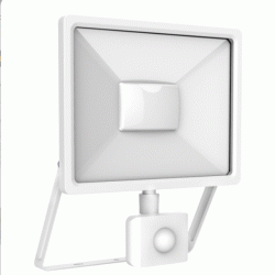Προβολέας led λευκός Enjoy με ανιχνευτή κίνησης 50W 230V 6500k ψυχρό φως 5000lm στεγανός IP65