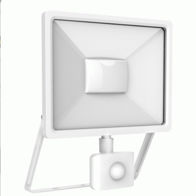 Προβολέας led λευκός Enjoy με ανιχνευτή κίνησης 50W 230V 6500k ψυχρό φως 5000lm στεγανός IP65