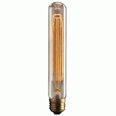 Διακοσμητική λάμπα νήματος edison T9 60W Ε27 230V 2200k θερμό λευκό φως 240lm ντιμαριζόμενη