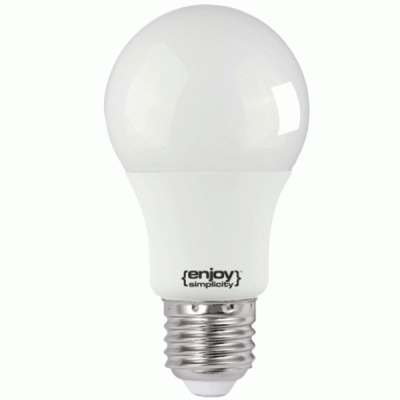 Λάμπα led αχλάδι Ε27 9W 12V DC 6500k ψυχρό φως δέσμης 200° 800 lumen 15000h