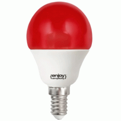 Λάμπα led P45 σφαιρική Ε14 1.8W 230V κόκκινο φως δέσμης 180° enjoy simplicity 15000h