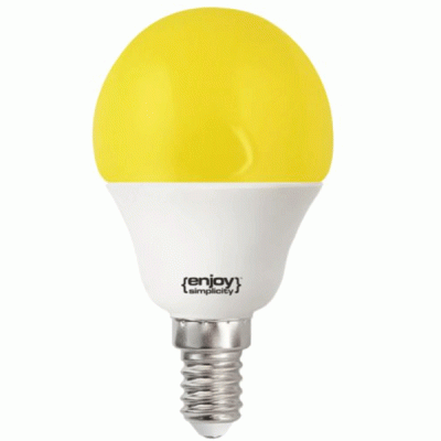Λάμπα led P45 σφαιρική Ε14 1.8W 230V κίτρινο φως δέσμης 180° enjoy simplicity 15000h