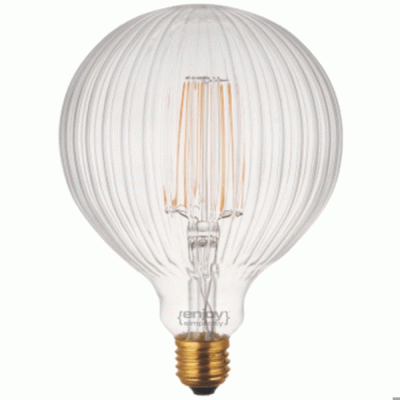 Λάμπα led filament G125x175 Globe Ε27 5.5W 230V 2200k θερμό λευκό φως δέσμης 280° Λάμπα led filament G125x175 Globe Ε27 5.5W 230V 2200k θερμό λευκό φως δέσμης 280°