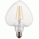 Λάμπα led fillament καρδιά D128x180 E27 5.5W 230V θερμό φως δέσμης 280° enjoy simplicity 15000h