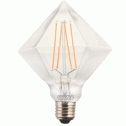 Λάμπα led fillament διαμάντι G120x160 E27 5.5W 230V θερμό φως δέσμης 280° enjoy simplicity 15000h