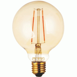Λάμπα led fillament Globe μελί G95-2 E27 2.5W 230V 2200k θερμό λευκό φως enjoy simplicity Dim