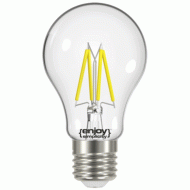Λάμπα led filament A60-4 αχλάδι Ε27 4W 230V 2700k θερμό φως δέσμης 320° enjoy simplicity 20000h