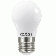 Λάμπα led filament P45 σφαιρική γάλακτος Ε27 4W 230V 4000k ενδιάμεσο φως δέσμης 320°