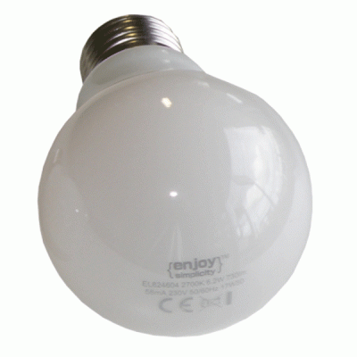 Λάμπα led filament A60 αχλάδι γάλακτος Ε27 6.7W 230V 2700k θερμό φως δέσμης 320° enjoy simplicity
