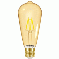 Λάμπα led filament ST64-4 αβοκάντο μελί Ε27 4W 230V <2000k θερμό φως δέσμης 320° enjoy simplicity