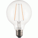 Λάμπα led filament G95-2 Globe Ε27 2.5W 230V 2700k θερμό λευκό φως δέσμης 280° ντιμαριζόμενη