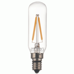 Λάμπα led filament T25-2 σωλήνας Ε14 2W 230V 2700k θερμό λευκό φως δέσμης 280° ντιμαριζόμενη Λάμπα led filament T25-2 σωλήνας Ε14 2W 230V 2700k θερμό λευκό φως δέσμης 280° ντιμαριζόμενη