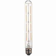 Λάμπα led filament T30-8 σωλήνας Ε27 6W 230V 2700k θερμό λευκό φως δέσμης 280° ντιμαριζόμενη
