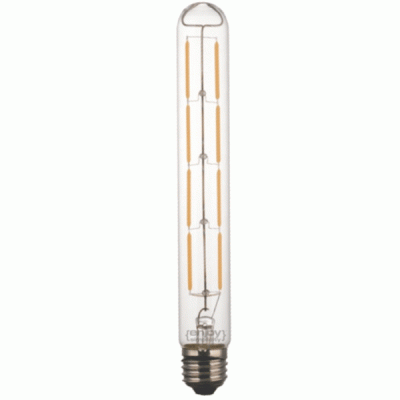 Λάμπα led filament T30-8 σωλήνας Ε27 6W 230V 2700k θερμό λευκό φως δέσμης 280° ντιμαριζόμενη Λάμπα led filament T30-8 σωλήνας Ε27 6W 230V 2700k θερμό λευκό φως δέσμης 280° ντιμαριζόμενη