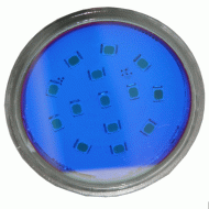 Λάμπα led GU10 SMD Φ50mm 3W 230V μπλε φως 250 lumen δέσμης 100° 15000h