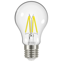 Λάμπα led filament A60-4 αχλάδι Ε27 7,2W 230V 3000k θερμό φως δέσμης 320° enjoy simplicity 30000h