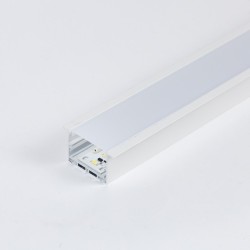 Χωνευτό φωτιστικό γραμμικό led 27W 60cm θερμό φως 3000K 5200lm 24V 50x30 λευκό φως IP40