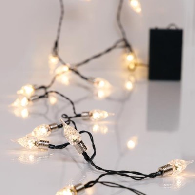 20 led σε σειρά vintage διακοσμητικό σε θερμό λευκό φως, μπαταρία 3xΑΑ, χρονοδιακόπτη & πράσινο pvc καλώδιο IP20 20 led σε σειρά vintage διακοσμητικό σε θερμό λευκό φως, μπαταρία 3xΑΑ, χρονοδιακόπτη & πράσινο pvc καλώδιο IP20