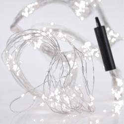 400 mini led λαμπάκια χταπόδι σε λευκό φως 16 γραμμές x 250led, 4,5v μετασχηματιστή & ασημί χάλκινο καλώδιο IP44