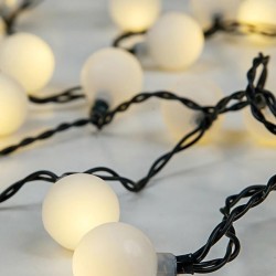 80 led σε σειρά λευκές μπαλίτσες θερμό λευκό φως με 31v μετασχηματιστή & πράσινο pvc καλώδιο IP44 80 led σε σειρά λευκές μπαλίτσες θερμό λευκό φως με 31v μετασχηματιστή & πράσινο pvc καλώδιο IP44