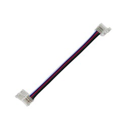 Ενωτικός σύνδεσμος με καλώδιο για smd rgbw led ταινίες 10mm με τάση τροφοδοσίας 0-24V