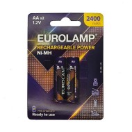 Επαναφορτιζόμενη μπαταρία Ni-MH 1.2V AA HR6 2400mah συσκευασία 2 τεμαχίων