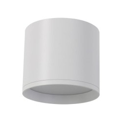 Σποτ εξωτερικό αλουμίνιου LED σε λευκό χρώμα 10W με δυνατότατα επιλογής απόχρωσης φωτός 3CCT d100hx86cm