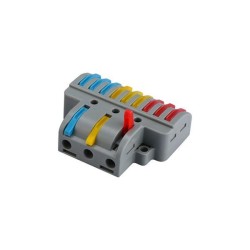 Κλέμμα αντάπτορας CMK423-6 τριπολική 9 θέσεων 0,20-2,5mm 32Α 250V