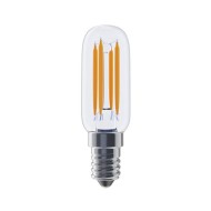 Λάμπα led filament διάφανη σωληνωτή E14 T25 220-240V 4.2W θερμό χρώμα φωτός 3000k 470lm 