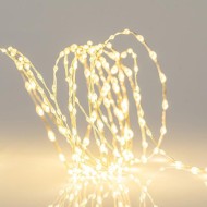 100 mini led λαμπάκια ρεύματος σταθερό ασημί χάλκινο καλώδιο σε θερμό λευκό led ανά 10cm με προέκταση παροχής 5m IP44 100 mini led λαμπάκια ρεύματος σταθερό ασημί χάλκινο καλώδιο σε θερμό λευκό led ανά 10cm με προέκταση παροχής 5m IP44