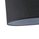 Κρεμαστό φωτιστικό υφασμάτινο μαύρο χρώμα με ντουί 1XΕ27 MAX 15W Φ380ΧH240mm ARTE ILLUMINA SOHO