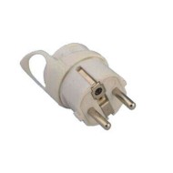 Φις σούκο αρσενικό λευκό 16Α 240V με γείωση KF-GBYC-1 Φις σούκο αρσενικό λευκό 16Α 240V με γείωση KF-GBYC-1