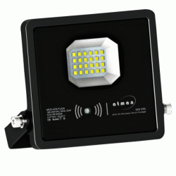 Προβολέας led smd super slim 20W 230V 6000k ψυχρό λευκό φως 2200lm με αισθητήρα κίνησης μικροκυμάτων