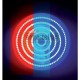 Σποτ πισίνας LED επίτοιχο στρόγγυλο Φ23cm 18W 12V RGB εναλλαγής χρωμάτων στεγανό IP68