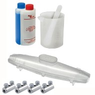 Σετ στεγανοποίησης καλωδίων με μούφα 215x55mm & τζελ μπλε για πισίνες Magic P Joint L25