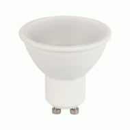 Λάμπα led spot GU10 3W 230V 3000k θερμό λευκό φως 240lumen γωνία θέασης 100°