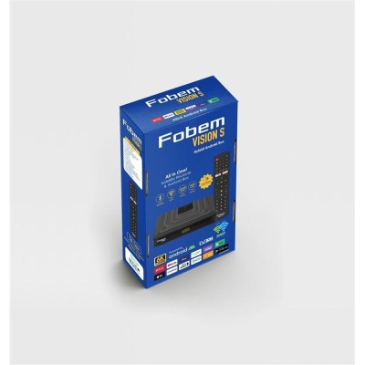 Υβριδικός Δορυφορικός Δέκτης & IPTV TV Box FOBEM VISION S H618 DVB-S2 4GB RAM 32GB ROM 6K Dual WiFi Voice Remote